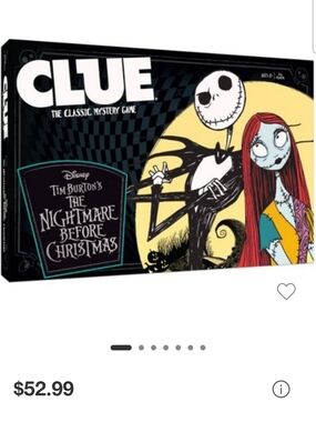 Nightmare Before Christmas CLUE
